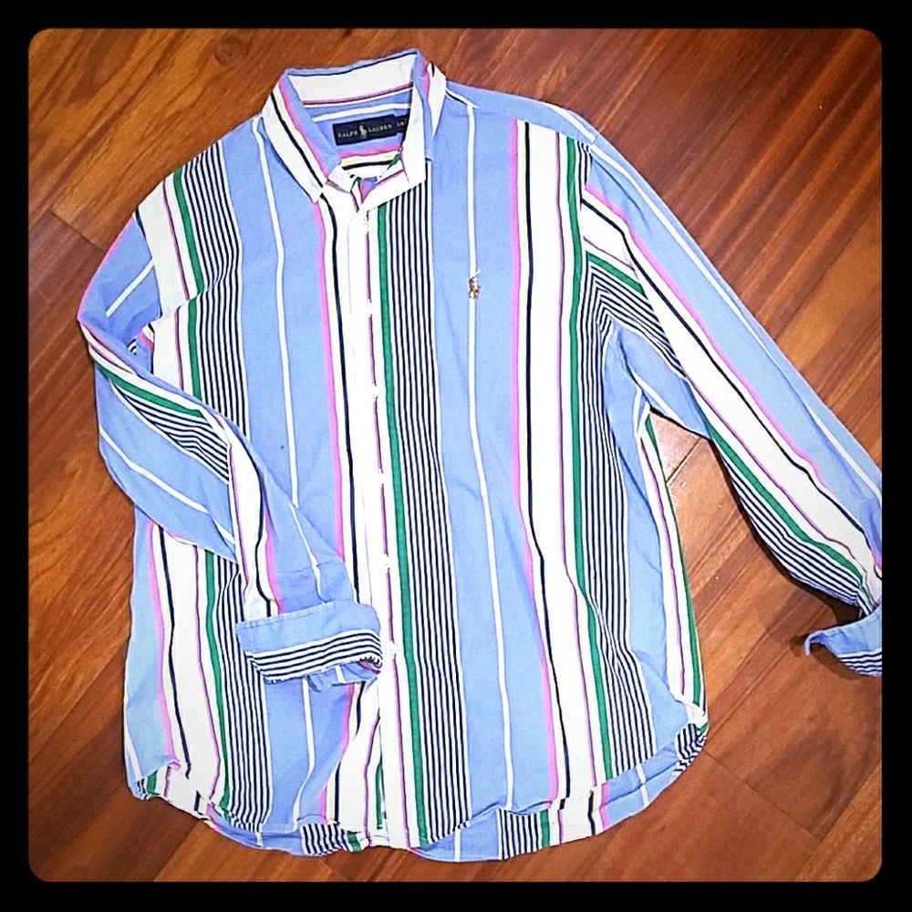ralph lauren button down shirt